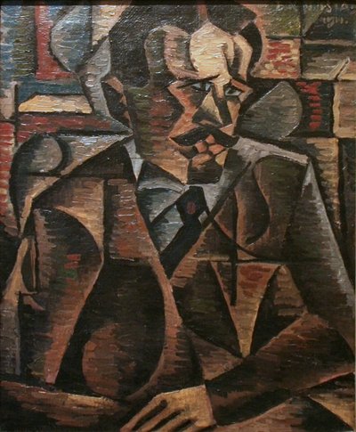Portrait of a Man by Bohumil Kubišta